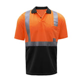 GSS Class 2 Moisture Wicking Polo Shirt with 1 Chest Pocket and SPF 50 Sun Protection - 5003/5004 Series