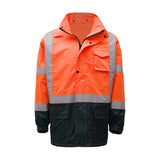 GSS Class 3 Premium Hooded Rain Jacket with Black Bottom and Multi Pockets - 6003/6004 Series