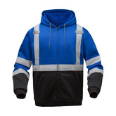 GSS Multi-Color Full Zipper Hoodie with 2 Pockets - 7023 Series
