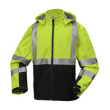 gss safety 7515 lime sweatshirt front view