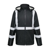 gss safety 7517 black sweatshirt front view