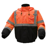 GSS Class 3 Waterproof Quilt-Lined Bomber Jacket with Concealed Hood and 5 Pockets - 8001/8002 Series