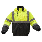 GSS Class 3 3-in-1 Waterproof Bomber with Removable Fleece, Black Bottom, and 5 Pockets - 8003/8004 Series