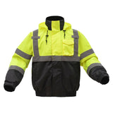 GSS Class 3 3-in-1 Waterproof Bomber with Removable Fleece, Black Bottom, and 5 Pockets - 8003/8004 Series