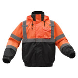 GSS Class 3 3-in-1 Waterproof Bomber with Removable Fleece, Black Bottom, and 5 Pockets - 8003/8004 Series
