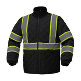 GSS Class 3 Two Tone Quilted Jacket with Thermal Knit Backing and Slash Pockets - 8007/8009 Series