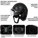 HiVisPro 9013 Carbon Fiber Design Hard Hat with Visor