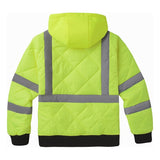 GSS Class 3 Diamond Quilted Parka with Cotton Feel Waffle Fabric Lining and Two Outer Pockets - 8031 Series