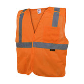 GSS Safety Orange safety vest 1802 front view