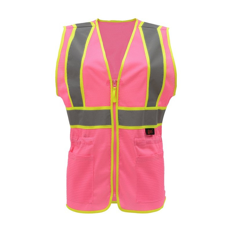 GSSsafety Pink safety vest 7806 for women
