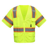 Gss safety class 3 lime hi vis vest 2503