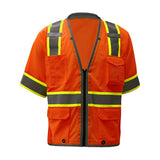GSS Safety Orange Vest 2702 front view