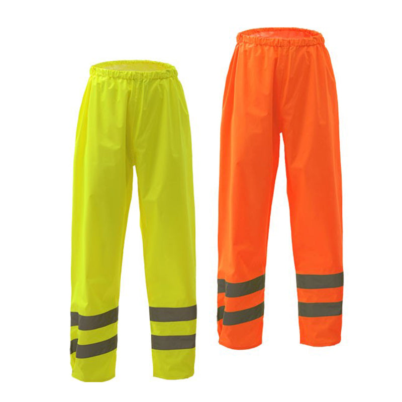 GSS safety class e high visibility pants lime 6801 and orange 6802