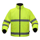 GSS Class 3 Nylon Waterproof Parka with Fleece Lining and Multi Pockets - 8021 Series