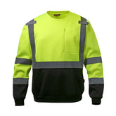 GSS Class 3 Crewneck Sweatshirt with Black Bottom and 2 Pockets - 7031 Series