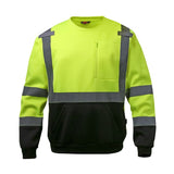 GSS Class 3 Crewneck Sweatshirt with Black Bottom and 2 Pockets - 7031 Series