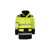 GSS Class 3 Waterproof Fleece-Lined Parka Jacket with Concealed Hood and Multi Pockets - 8501 Series