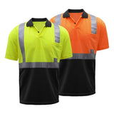 GSS Class 2 Moisture Wicking Polo Shirt with 1 Chest Pocket and SPF 50 Sun Protection - 5003/5004 Series