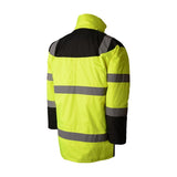 GSS Class 3 Waterproof Fleece-Lined Parka Jacket with Concealed Hood and Multi Pockets - 8501 Series