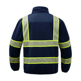GSS Onyx Enhanced Visibility Fleece Full Zip Sweatshirt with 6 Pockets - 7552
