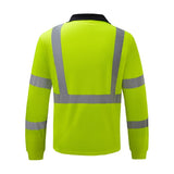 GSS Class 3 Long Sleeve Polo Shirt with SPF 50 Sun Protection and 1 Chest Pocket - 5507 Series