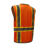 GSS orange safety vest 1702 backview