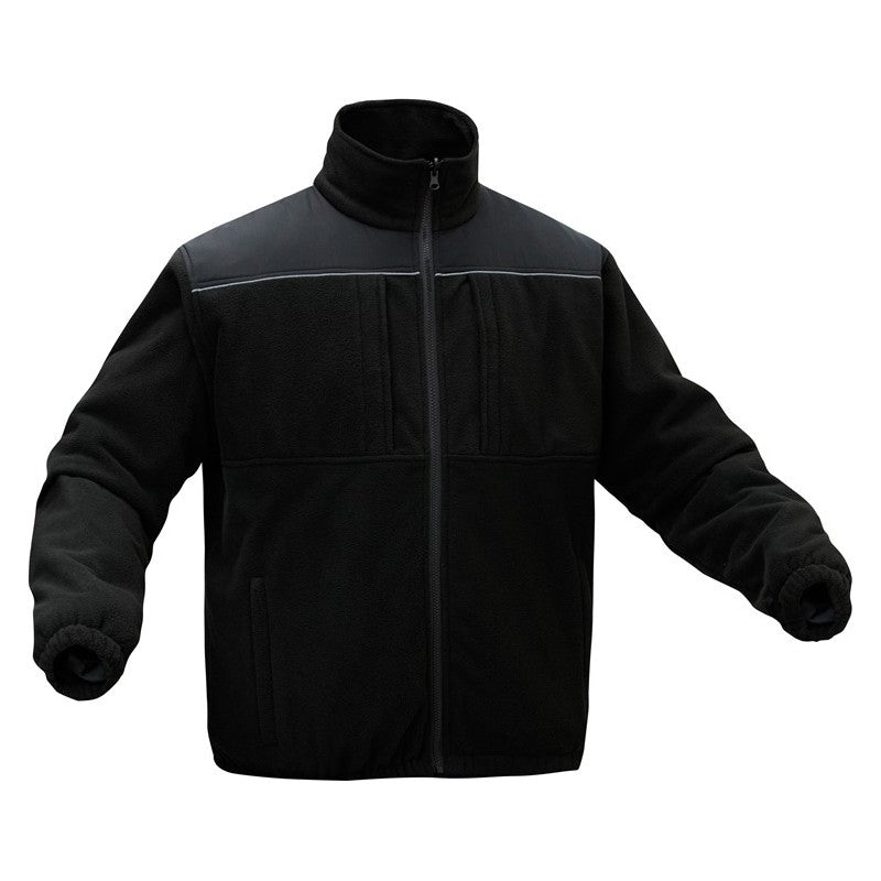 GSS Onyx Enhanced Visibility Fleece Full Zip Hoodie with 6 Pockets - 7553 Series