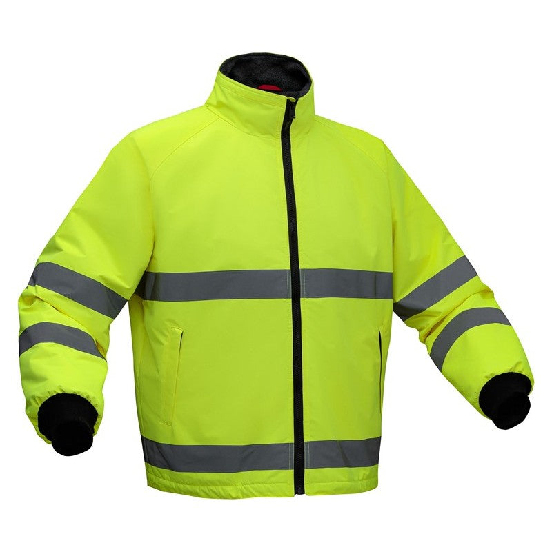 GSS Class 3 Nylon Waterproof Parka with Fleece Lining and Multi Pockets - 8021 Series