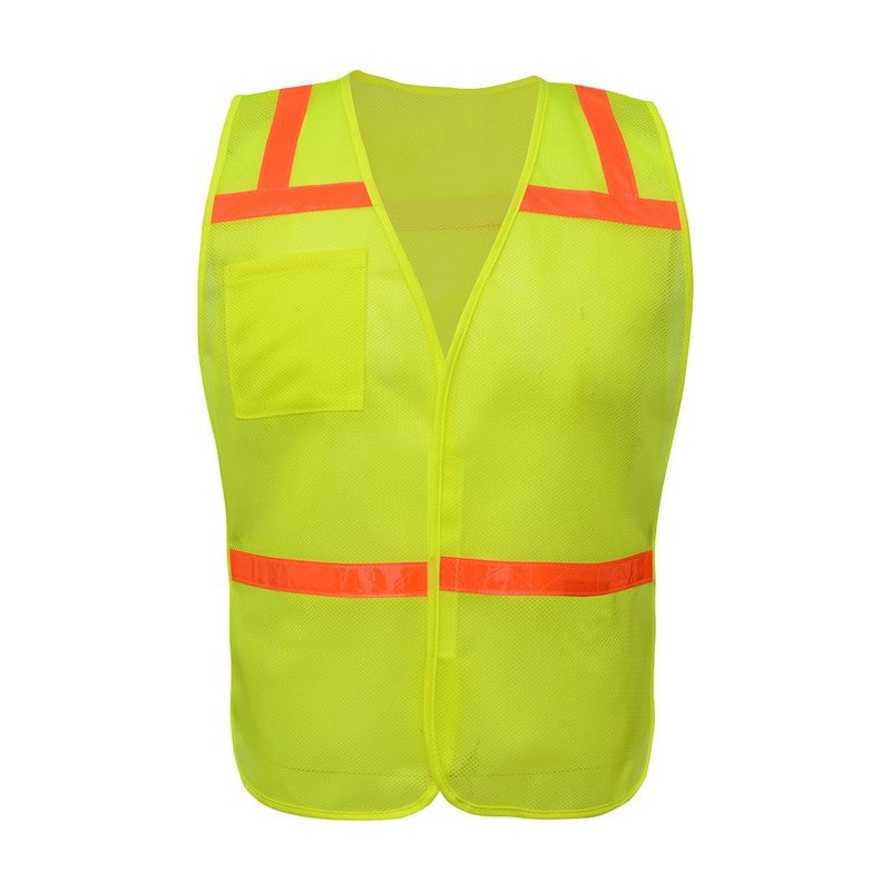 GSS Non-ANSI Enhanced Safety Vest with 1" Prismatic Star™ Style Reflective Tape and One Chest Pocket - 3121-3124 Series