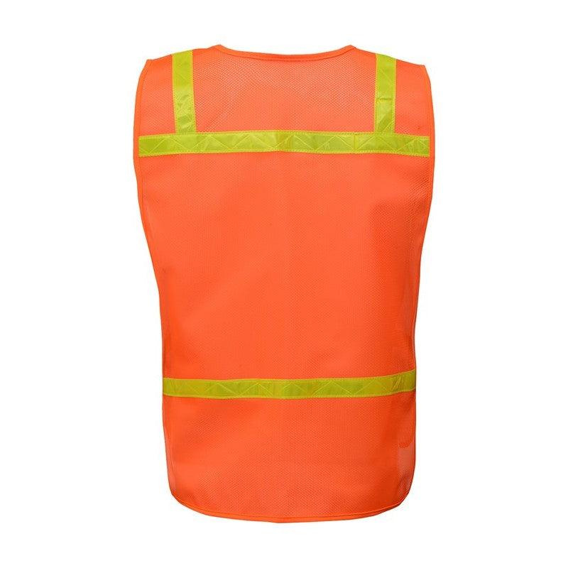 GSS Non-ANSI Enhanced Safety Vest with 1" Prismatic Star™ Style Reflective Tape and One Chest Pocket - 3121-3124 Series