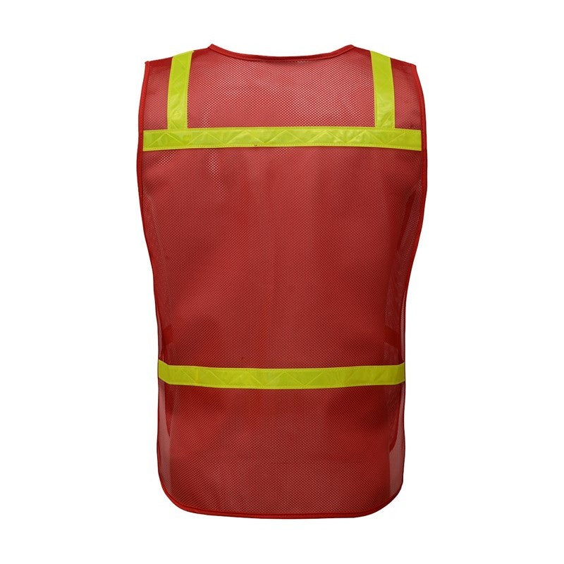 GSS Non-ANSI Enhanced Safety Vest with 1" Prismatic Star™ Style Reflective Tape and One Chest Pocket - 3121-3124 Series