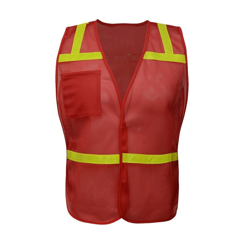 GSS Non-ANSI Enhanced Safety Vest with 1" Prismatic Star™ Style Reflective Tape and One Chest Pocket - 3121-3124 Series