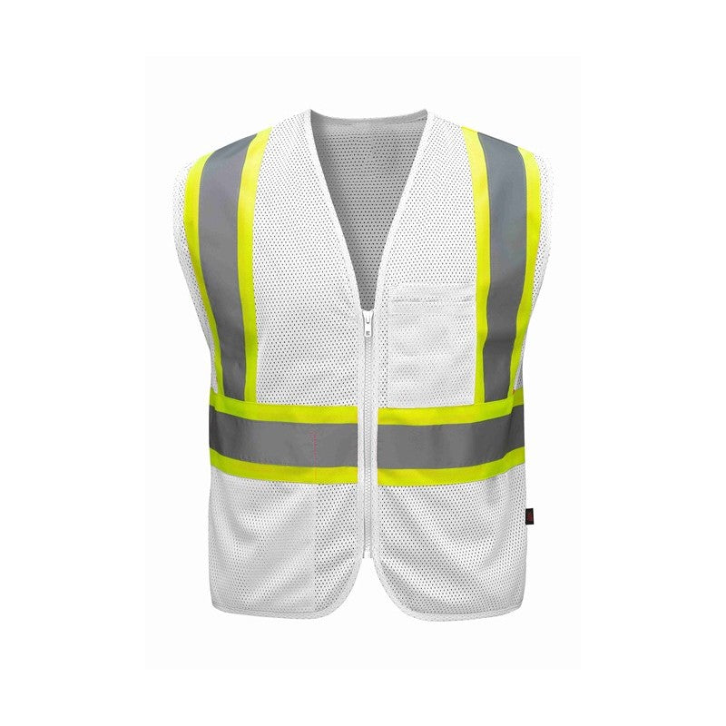 GSS Enhanced Visibility Multi-Color Vest with 2" Silver Reflective Tape and Multi Pockets - 3131/3143 Series