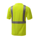 GSS Class 2 Moisture Wicking Short Sleeve Safety T-Shirt with 1 Chest Pocket - 5001/5002 Series