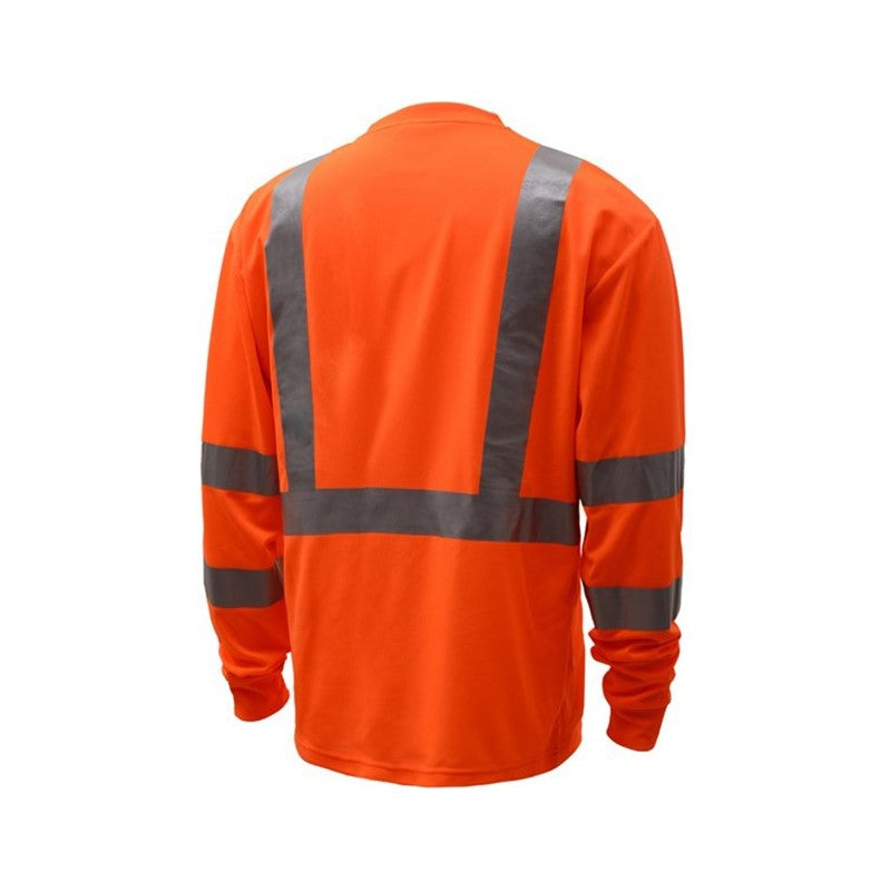 GSS Class 3 Long Sleeve T-Shirt with Black Bottom and 1 Chest Pocket - 5113/5114 Series