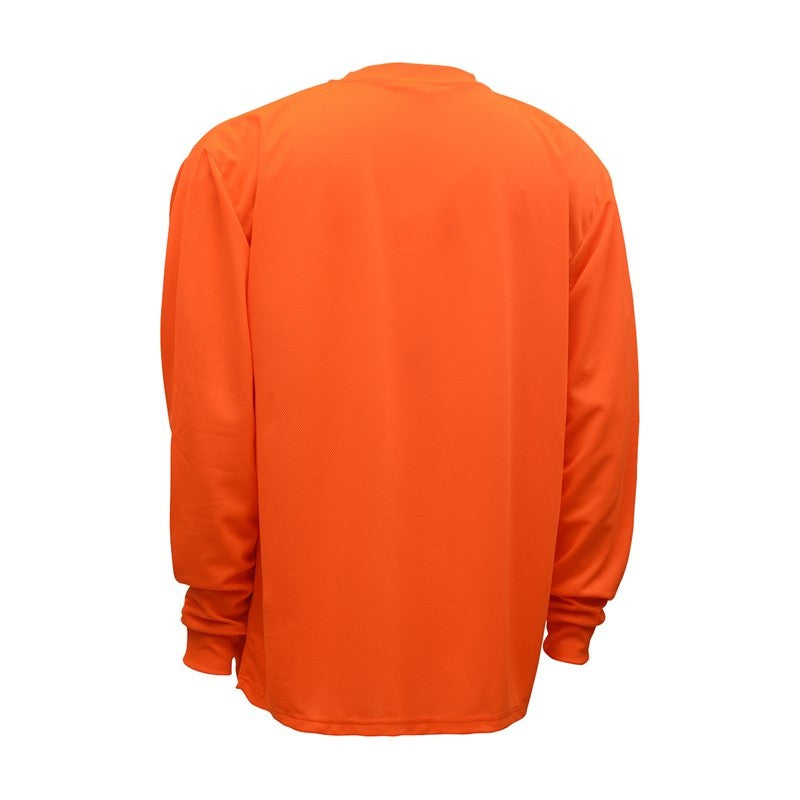 GSS Moisture Wicking Long Sleeve Safety T-Shirt with 1 Chest Pocket - 5503/5504 Series