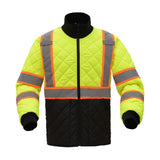 GSS Class 3 Two Tone Quilted Jacket with Thermal Knit Backing and Slash Pockets - 8007/8009 Series