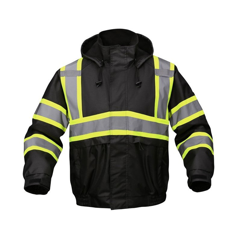 GSS Ripstop Winter Bomber Jacket with Contrasting Trim and 4 Pockets - 8010/8011 Series