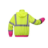 GSS Unisex Bomber Jacket with Pink Bottom and Multi Pockets - 8018/8019 Series