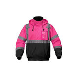 GSS Unisex Bomber Jacket with Pink Bottom and Multi Pockets - 8018/8019 Series