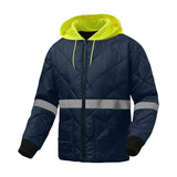 GSS Non-ANSI Diamond Quilted Parka with Cotton Feel Waffle Fabric Lining and Two Outer Pockets - 8032/8033 Series