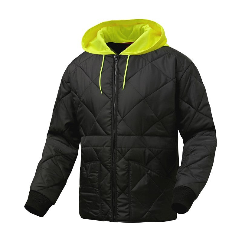 GSS Non-ANSI Diamond Quilted Parka with Cotton Feel Waffle Fabric Lining and Two Outer Pockets - 8032/8033 Series