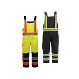 Class E Premium Two Tone Poly-Filled Winter Insulated BIBS With Multi Pockets (8701/8703)