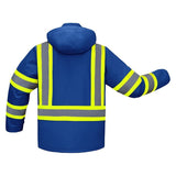 GSS FR Waterproof Flame Resistant Insulated Jacket with Detachable Hood and Two Lower Cargo Pockets - FR6010/FR6011 Series