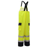 GSS class e lime bibs 6805 with black bottom back view
