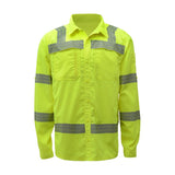 GSS class 3 SPF 50+ Lime shirts 7505 front view