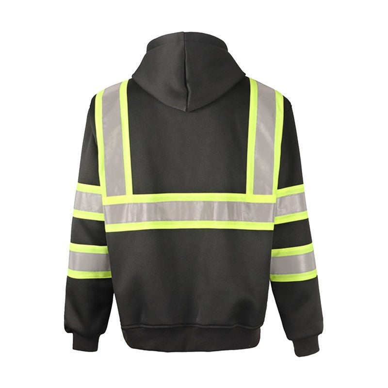 GSS Safety Black Sweatshirt 7007 back view