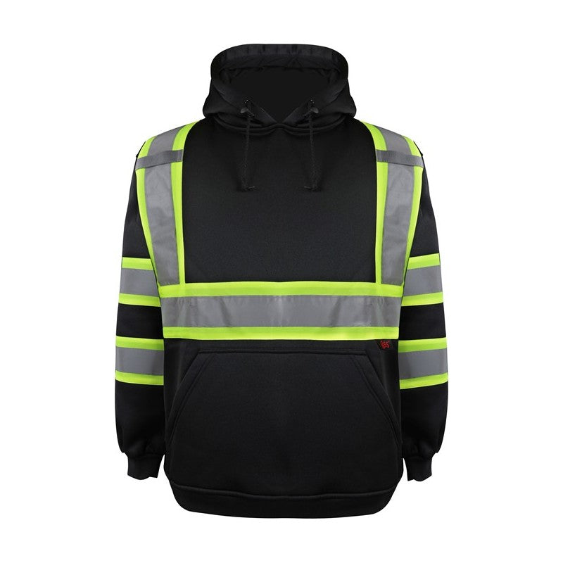 GSS Safety 7007, black sweatshirt front view