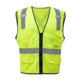 GSS Safety Lime Vest 1605, ANSI Class 2 compliant