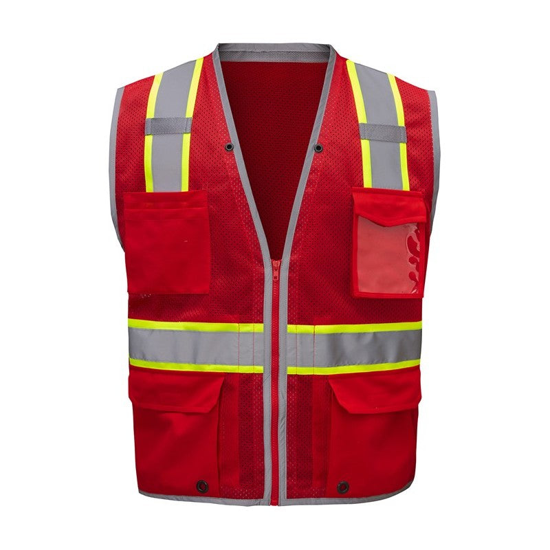Red GSS safety vest 1714